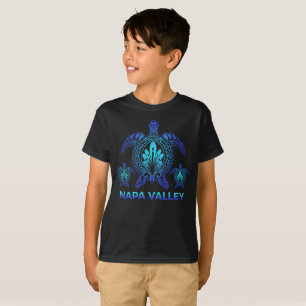 Camiseta Napa Valley California Ocean Blue Turtle Souvenirs