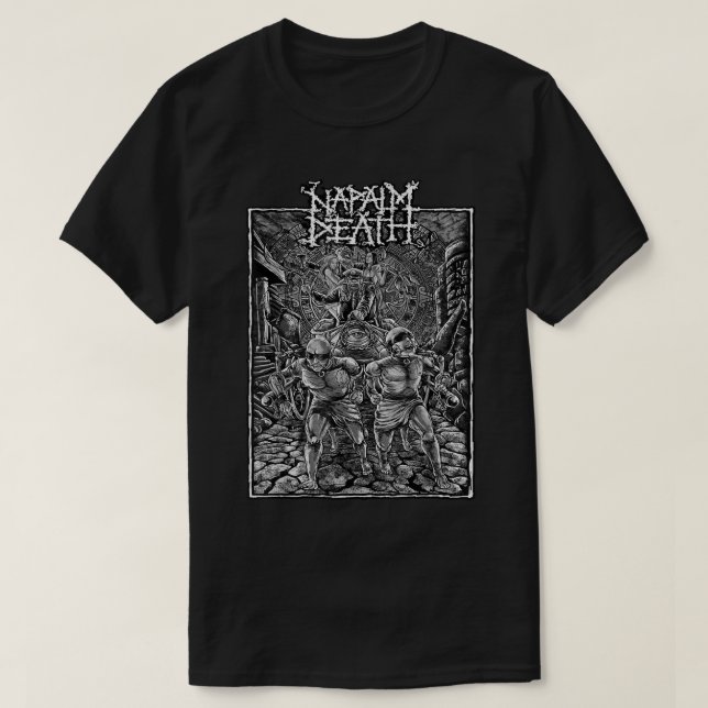 Camiseta Napalm Death  (Frente do Design)