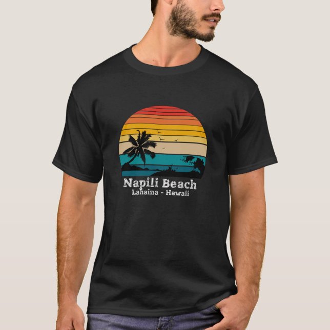 Camiseta Napili Beach Lahaina - Havaí (Frente)