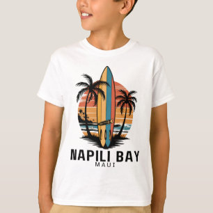 Camiseta Napili E Surfando O Surfe