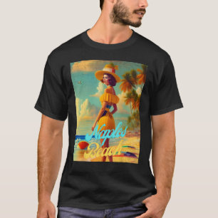 Camiseta Naples Beach Florida Parasdise Linda Mulher