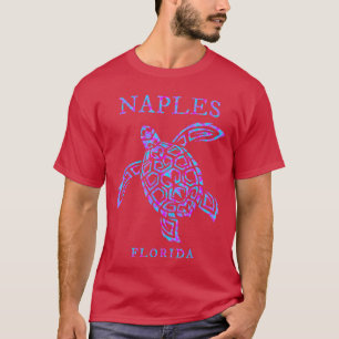 Camiseta Naples Flórida Tartaruga Marinha Férias Lembrança