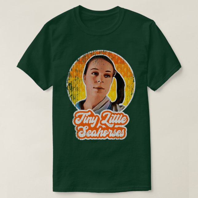 Camiseta Napoleano Dynamite Deb Tiny Little Seacavalo (dist (Frente do Design)