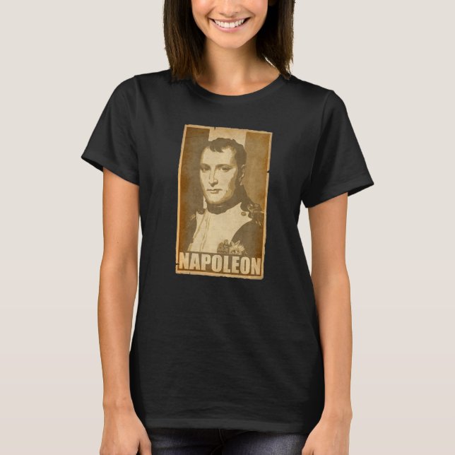 Camiseta Napoleon Bonaparte Torn Propaganda Poster (Frente)