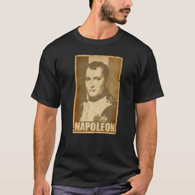 Camiseta Napoleon Bonaparte Torn Propaganda Poster (Frente)