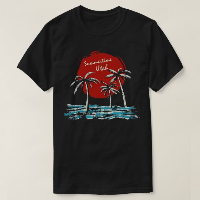 Camiseta Napoleon Dynamite Summertime Utah (Frente do Design)