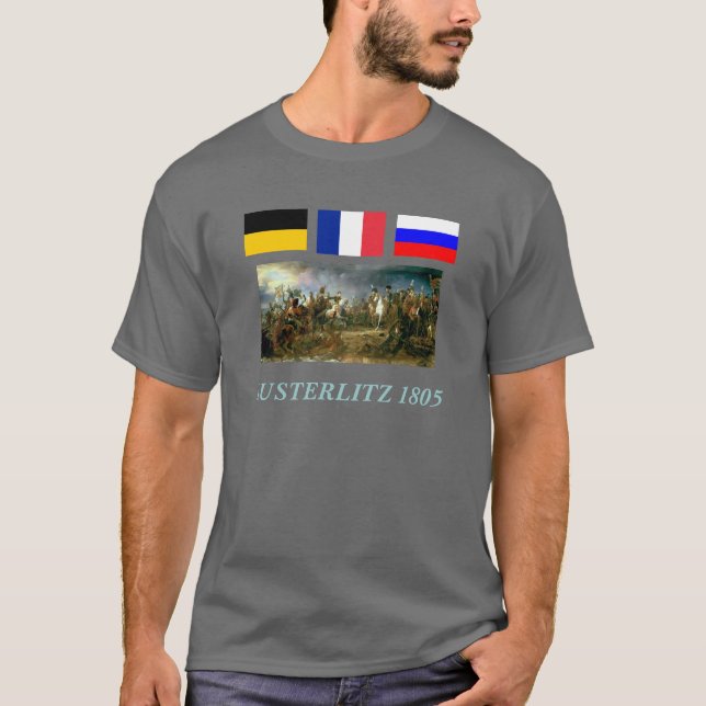 Camiseta Napoleon em Austerlitz (Frente)