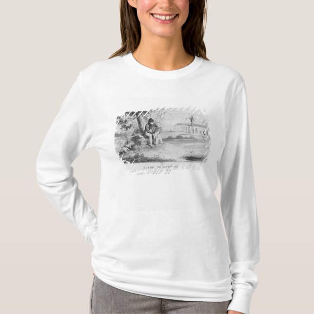 Camiseta Napoleon mim na ilha de St Helena (Frente)