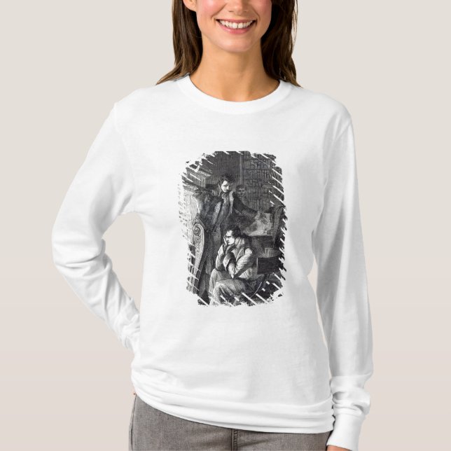 Camiseta Napoleon que choca pelo fogo (Frente)