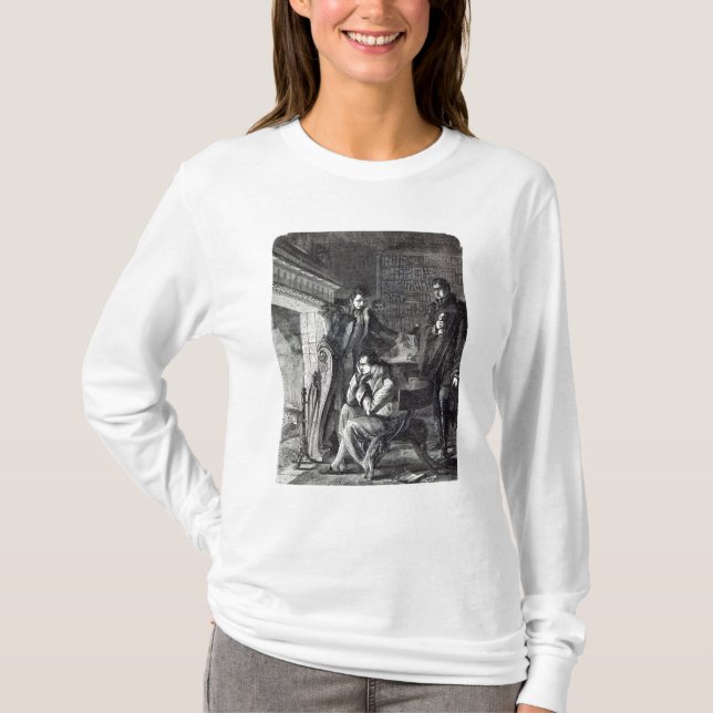 Camiseta Napoleon que choca pelo fogo (Frente)