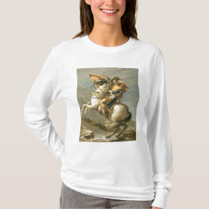Camiseta Napoleon que cruza os cumes no St Bernard