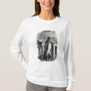 Camiseta Napoleon que olha o fogo de Moscovo em 1812