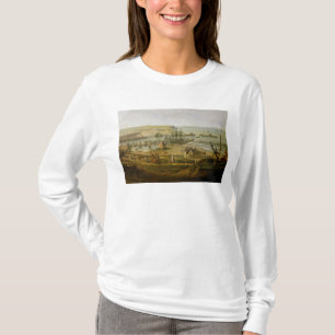 Camiseta Napoleon que visita o acampamento em Boulogne