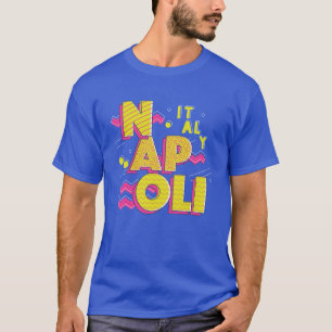 Camiseta Napoli, Itália 90s Throwback // Retro Nápoles Lega