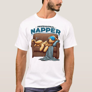 Camiseta Napper Profissional - Cartografia Engraçada com Ca