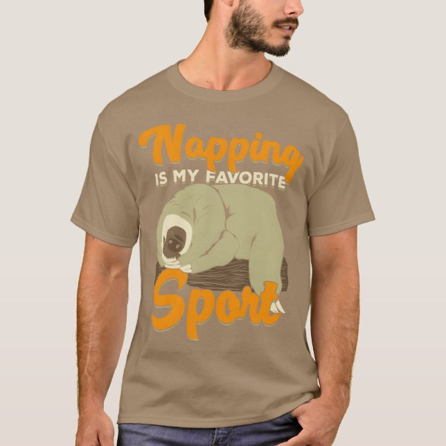 Camiseta Napping Is My Favorite Sport gift (Frente)
