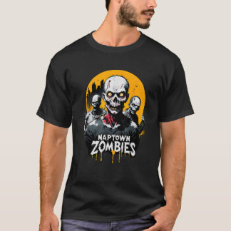 Camiseta Naptown Zombies Mortos Andando Pela Noite Indy