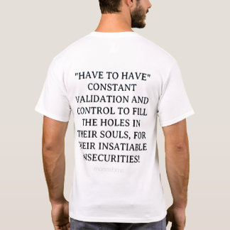 Camiseta Narcisistas e controladores burocráticos