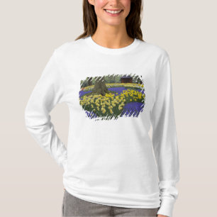 Camiseta Narcisos, jacintos e jardim de tulipas,