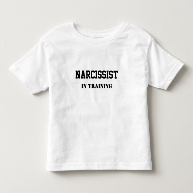 Camiseta Narcissist no treinamento (Frente)