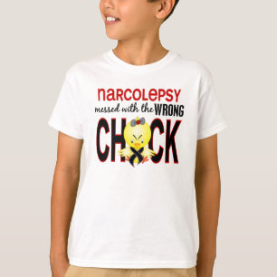 Camiseta Narcolepsy sujado com pintinho errado