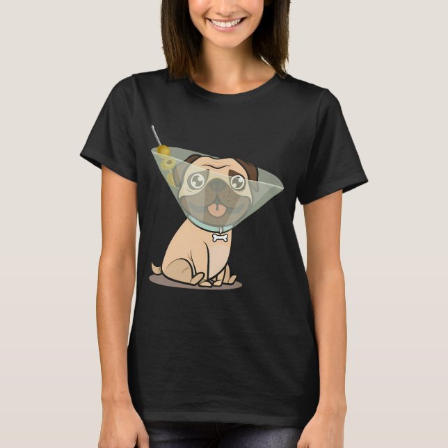 Camiseta Nariz escorrendo – mas eu também! Um pug com poder (Frente)