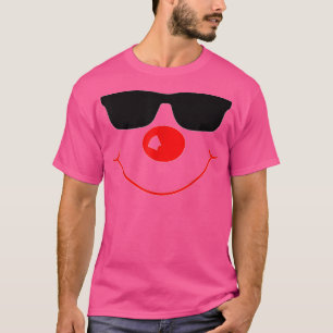 Camiseta Nariz Vermelho Com Óculos De Sol Do Dia 2022