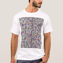 Camiseta Narmin | Padrão Colorido e Repetitivo Desenhado à