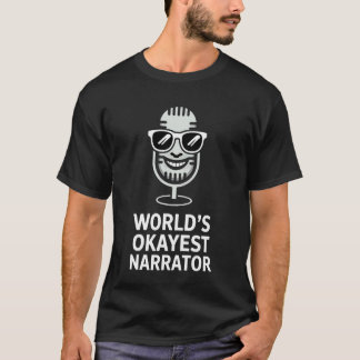 Camiseta Narrador Mais ou Menos Engraçado do Mundo