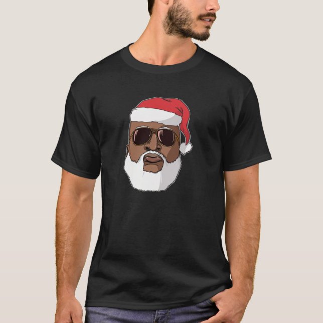 Camiseta Narrativa afro-americana Santa Claus (Frente)