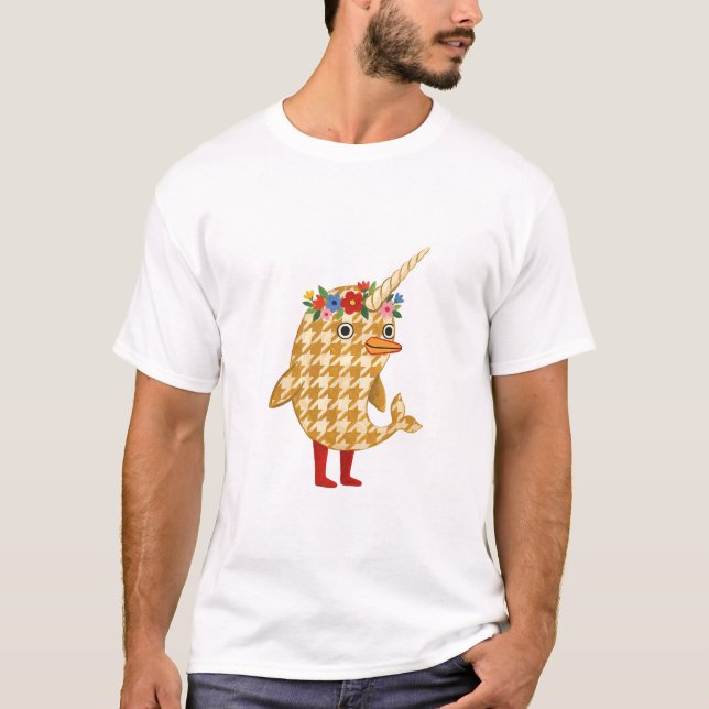 Camiseta Narval Coroa de Flores (Frente)