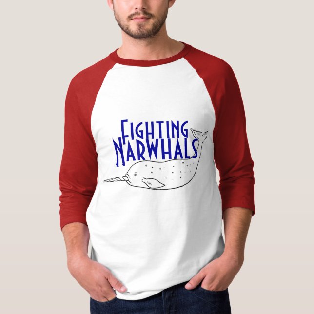 Camiseta narvalo, luta, Narwhals (Frente)