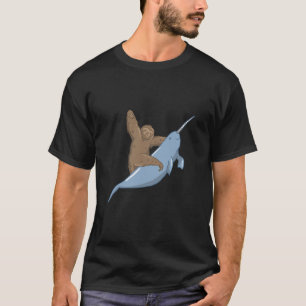 Camiseta Narwahl Unicorn Beluga Tusk Whale Fish Sloth Gift