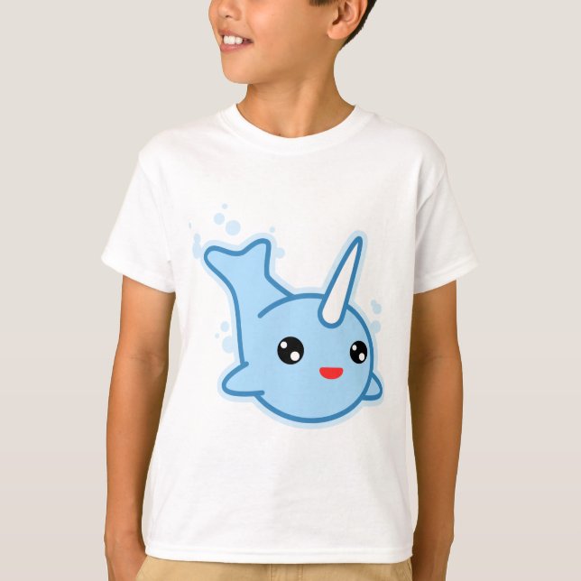 Camiseta Narwhal Kawaii (Frente)