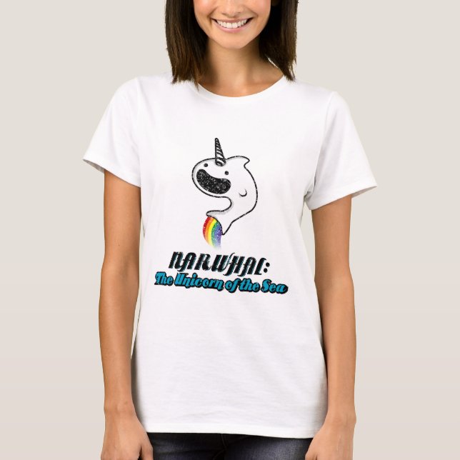 Camiseta Narwhal: O unicórnio do mar (Frente)