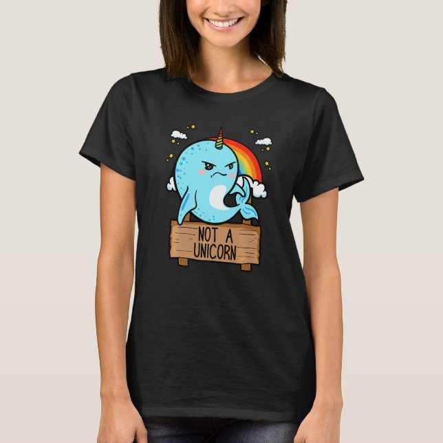 Camiseta Narwhal Oceanologista Sea Animal Whale Ocean (Frente)
