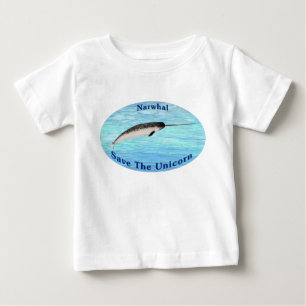 Camiseta Narwhal - Salvar o Unicórnio