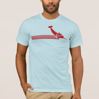 Camiseta Narwhal voado amor proibido