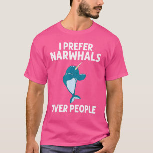 Camiseta Narwhale For Men Narwhale Sea Unicorn Fish Wh Wh