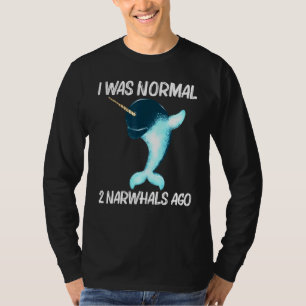Camiseta Narwhale Para Mulheres Do Oceano Ártico