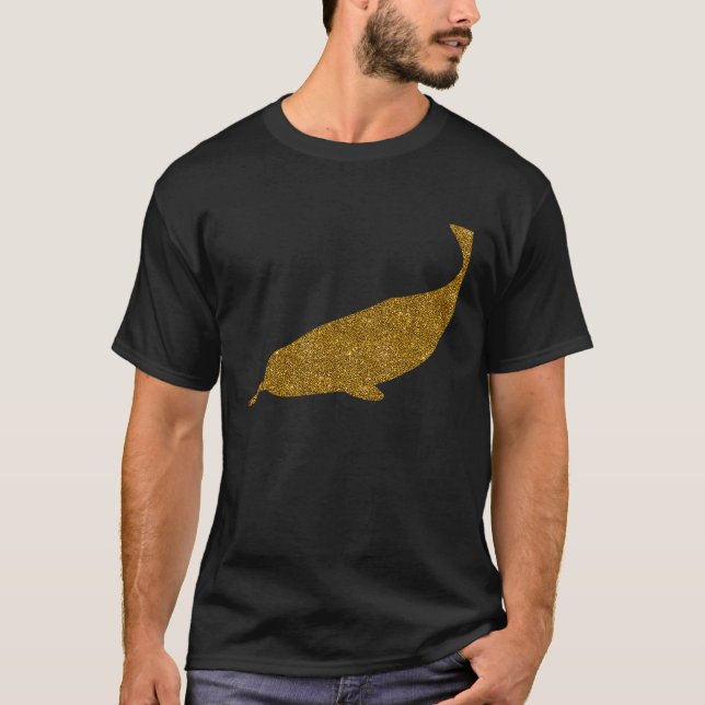 Camiseta Narwhale Para Mulheres Meninas Narbaleias (Frente)