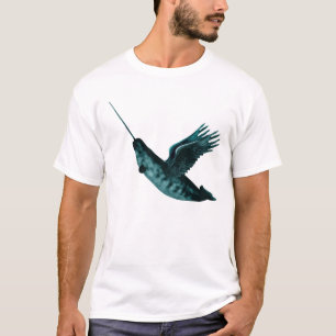 Camiseta Narwhale voado