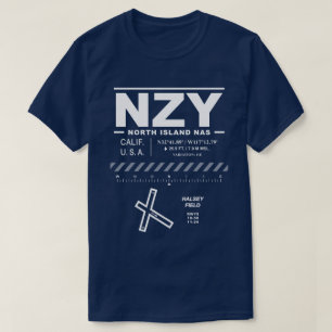 Camiseta NAS da Ilha Norte / Campo Halsey NZY