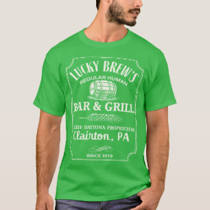 Camiseta Nas Sombras Sortudas Quebram Bar E Grelha