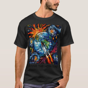 Camiseta Nasa Além do Horizonte (tipo preto)