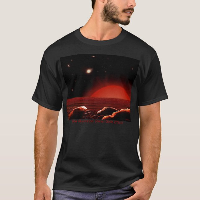 Camiseta NASA: M87 de uma galáxia longe. (Frente)