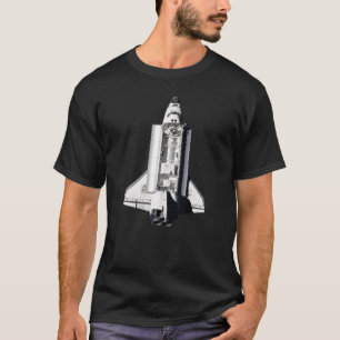 Camiseta NASA Ônibus Espacial Discovery em Órbita Terrestre