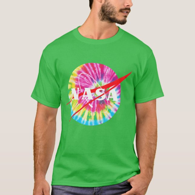 Camiseta NASAie Dye engraçado (Frente)