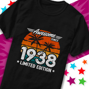 Camiseta Nascer 1938 Edição Limitada Retroativa Desde 1938