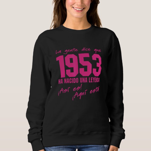 Camiseta Nascer 1953 Aniversário da Vintage 1953 Celebração (Frente)